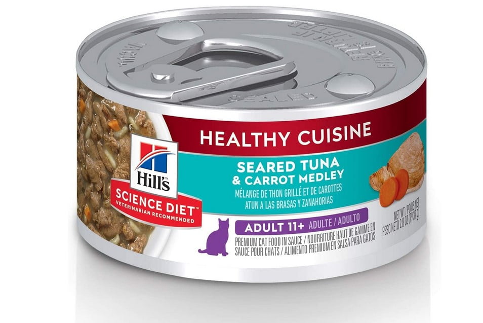 Hill's Science Diet Wet Cat Food, Adult 11+ for Senior Cats