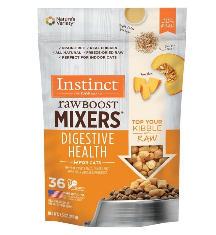 Instinct Boost Mixers Grain Free Digestive Health Recipe All Natural Cat Food