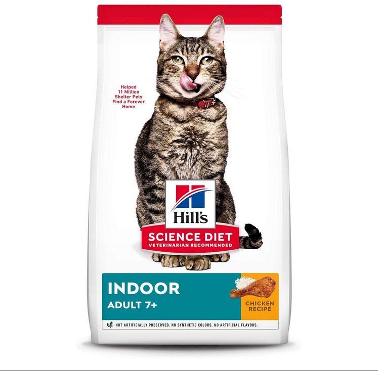 Hill's Science Diet Cat Food for Senior Indoor Cats