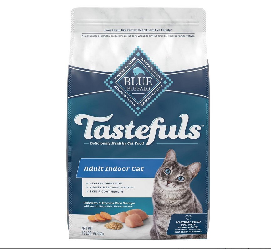 Blue Buffalo Tastefuls Indoor Natural Adult Dry Cat Food